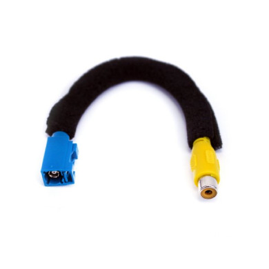 Adapter voor aansluiting van achteruitrijcamera Fakra RCA