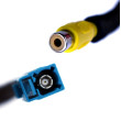 Fakra-RCA-adapter voor aansluiting van camera op originele monitor