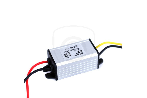 Spanningsomvormer 24V naar 12V (3A)