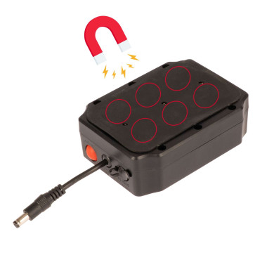 Externe accu met magneet – vervangende stroombron voor Achteruitrijcamera of monitor