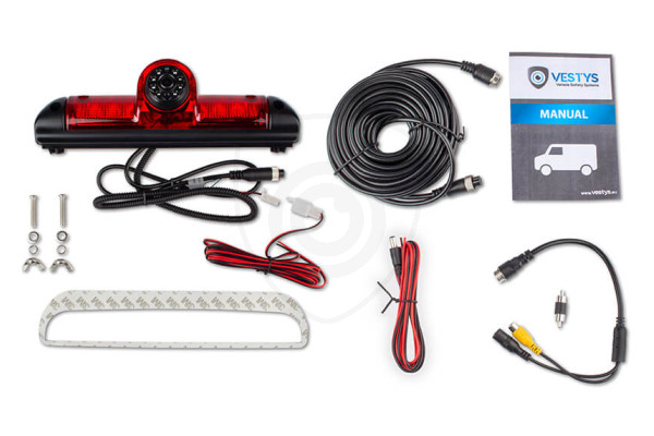 Inhoud van de verpakking van de achteruitrijcamera voor Peugeot Boxer Inhoud van de verpakking van de achteruitrijcamera voor Peugeot Boxer