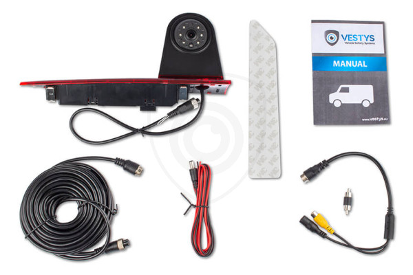 Ford Transit Custom - gedeeld remlicht met achteruitrijcamera