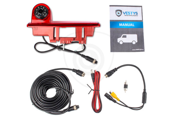 Inhoud van de verpakking van de achteruitrijcamera voor Fiat Talento Inhoud van de verpakking van de achteruitrijcamera voor Fiat Talento