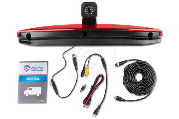 Inhoud van de verpakking van de achteruitrijcamera voor Mercedes-Benz Vito Inhoud van de verpakking van de achteruitrijcamera voor Mercedes-Benz Vito