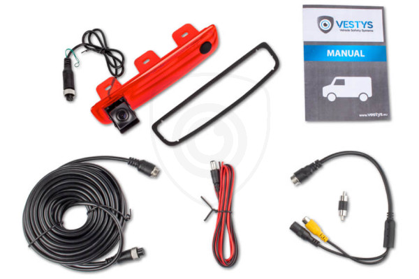Inhoud van de verpakking van de achteruitrijcamera voor Renault Express Van Inhoud van de verpakking van de achteruitrijcamera voor Renault Express Van