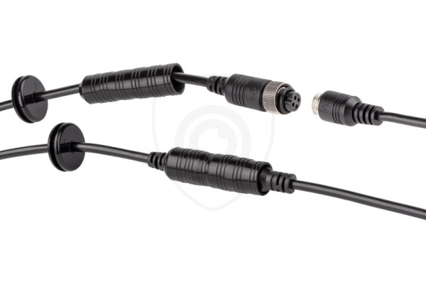 4-pin-kabel railbevestiging mannelijk / vrouwelijk – verschillende lengtes