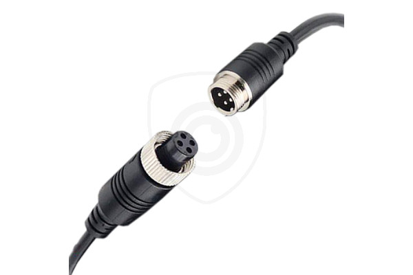 4-pin-kabel railbevestiging mannelijk / vrouwelijk – verschillende lengtes