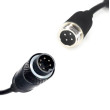 Y-adapter 6-pin mannelijk / 4-pin mannelijk