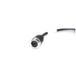 Y-adapter 4-pin mannelijk / 2x RCA mannelijk + DC-voeding vrouwelijk