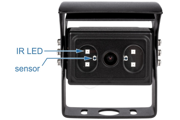 Groothoekcamera VESTYS W-HIDE met automatisch sluitmechanisme van de afdekking