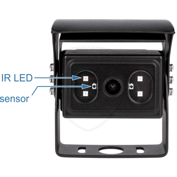 achteruitrijcamera met 4 infrarood ir-led-diodes achteruitrijcamera met 4 infrarood ir-led-diodes