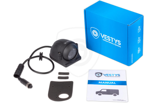 Inhoud van de verpakking van camera VESTYS SIDE Inhoud van de verpakking van camera VESTYS SIDE