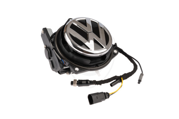 Achteruitrijcamera in VW-logo – uitklapbare camera voor Volkswagen