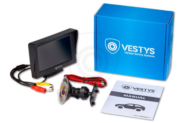 4,3″ staande monitor voor de auto