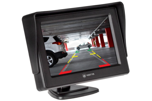 4,3″ staande monitor voor de auto