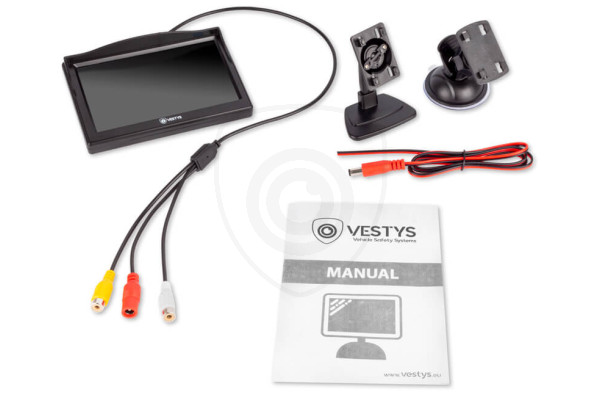5″ staande monitor voor de auto