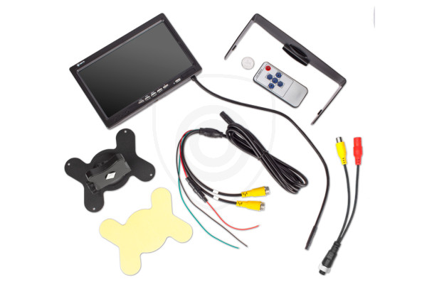 7″ staande monitor in de auto voor Achteruitrijcamera’s