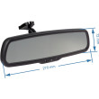 Originele achteruitkijkspiegel met LCD-monitor 4,3″