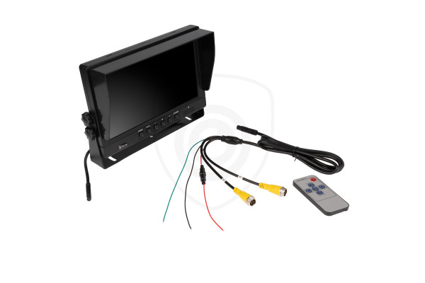 9″ AHD 4-PIN opbouwmonitor voor de auto voor Achteruitrijcamera’s