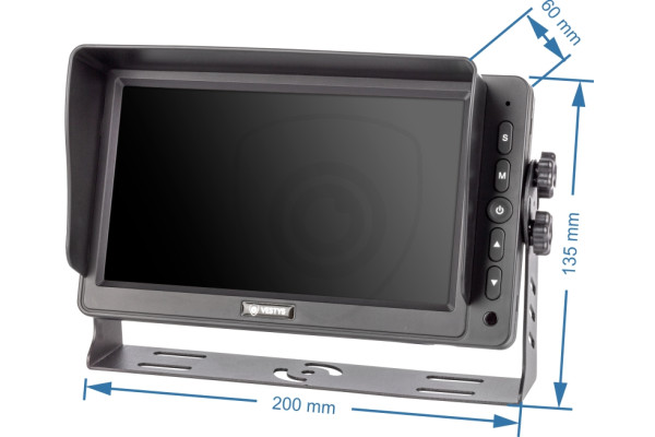Monitor voor bedrijfsvoertuigen VESTYS AHD 7″