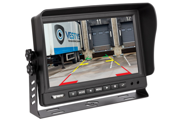 Monitor voor bedrijfsvoertuigen VESTYS AHD 9″ Quad