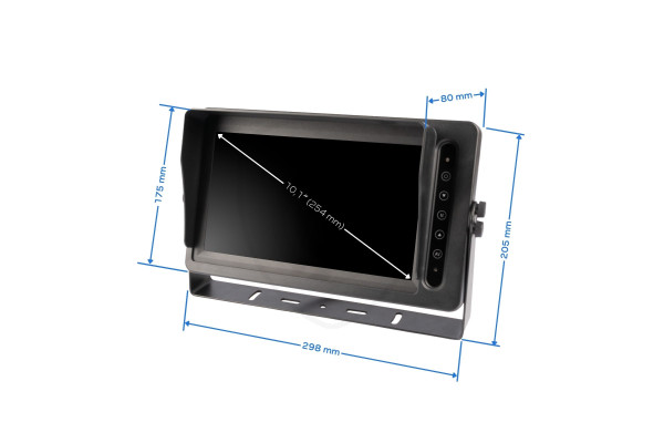 Waterdichte AHD-monitor 10,1″ Quad