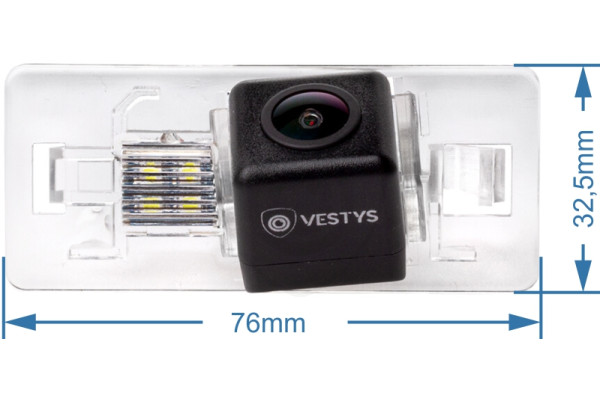Achteruitrijcamera Škoda Fabia, Yeti, Superb 2 Combi 1999, 2000, 2001, 2002, 2003, 2004, 2005, 2006, 2007, 2008, 2009, 2010, 2011, 2012, 2013, 2014