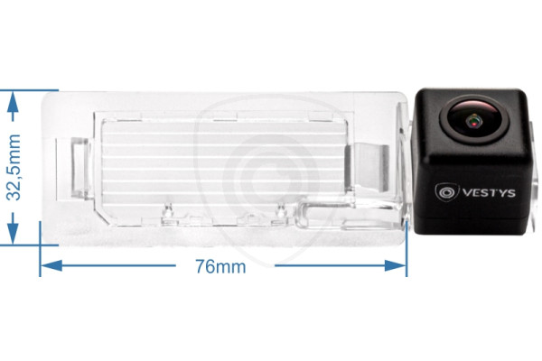 Achteruitrijcamera Škoda Fabia, Yeti, Superb 2 Combi 1999, 2000, 2001, 2002, 2003, 2004, 2005, 2006, 2007, 2008, 2009, 2010, 2011, 2012, 2013, 2014