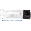 Achteruitrijcamera Audi A3, A4, A6, A8, Q7, 2003, 2004, 2005, 2006, 2007, 2008, 2009, 2010, 2011, 2012, 2013, 2014, 2015, 2016, 2017, 2018, 2019