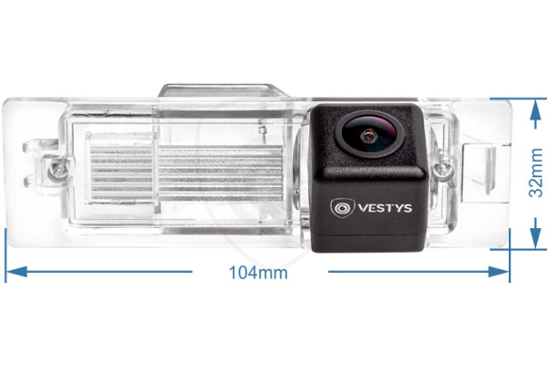 Afmetingen van de achteruitrijcamera voor BMW 1-serie, 6-serie, i3, Z4 en X5 Afmetingen van de achteruitrijcamera voor BMW 1-serie, 6-serie, i3, Z4 en X5