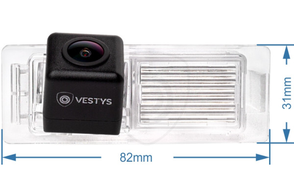 Afmetingen van de Achteruitrijcamera voor Chevrolet Aveo en Cruze Afmetingen van de Achteruitrijcamera voor Chevrolet Aveo en Cruze