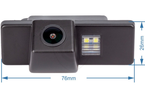 Afmetingen van de achteruitrijcamera voor Citroën C3, 4, 5, 6, 8, Elysee, DS3, DS4, DS5, Jumpy, Nemo Afmetingen van de achteruitrijcamera voor Citroën C3, 4, 5, 6, 8, Elysee, DS3, DS4, DS5, Jumpy, Nemo