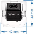 Achteruitrijcamera Citroën C-Crosser 2007, 2008, 2009, 2010, 2011, 2012, 2013, 2014, 2015, 2016, 2017, 2018, 2019