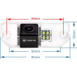 Achteruitrijcamera Ford Focus Mk2 en C-Max, 1998, 1999, 2000, 2001, 2002, 2003, 2004, 2005, 2006, 2007, 2008, 2009, 2010, 2011, 2012