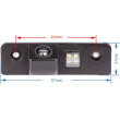 Achteruitrijcamera Ford Fusion, Mondeo en Fiesta
