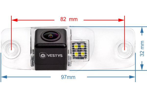 Achteruitrijcamera Hyundai Tucson, Kona, Accent, Elantra en andere 2004, 2005, 2006, 2007, 2008, 2009, 2010, 2011, 2012, 2013, 2014, 2015, 2016