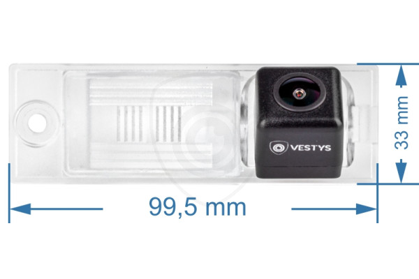 Afmetingen van de Achteruitrijcamera voor Hyundai ix35 en Tucson Afmetingen van de Achteruitrijcamera voor Hyundai ix35 en Tucson