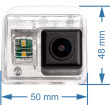 Achteruitrijcamera Mazda 6, CX-5 en CX-7 2002, 2003, 2004, 2005, 2006, 2007, 2008, 2009, 2010
