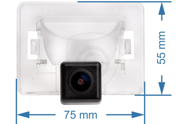 Afmetingen van de achteruitrijcamera voor Mazda 5 Premacy (CR19) Afmetingen van de achteruitrijcamera voor Mazda 5 Premacy (CR19)