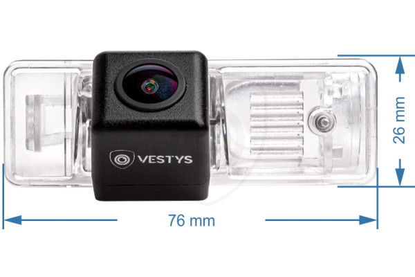 Achteruitrijcamera Mercedes-Benz Vito, Viano, Sprinter 2003, 2004, 2005, 2006, 2007, 2008, 2009, 2010, 2011, 2012, 2013, 2014, 2015, 2016, 2017, 2018, 2019