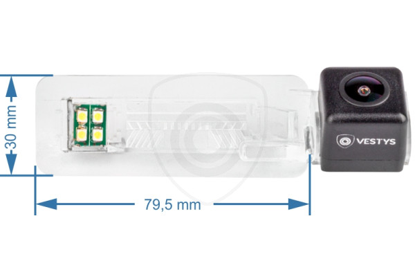 Afmetingen van de achteruitrijcamera voor alle Smart-voertuigen Afmetingen van de achteruitrijcamera voor alle Smart-voertuigen
