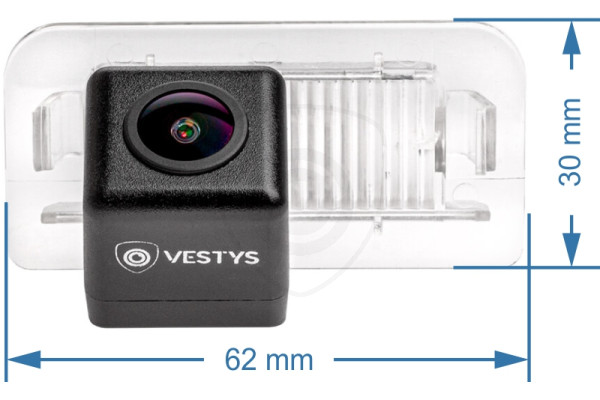 Afmetingen van de achteruitrijcamera voor Mercedes-Benz B-Klasse (W246) Afmetingen van de achteruitrijcamera voor Mercedes-Benz B-Klasse (W246)