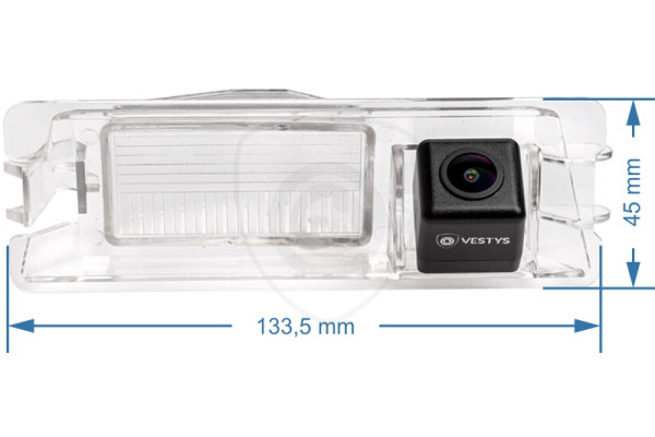 Achteruitrijcamera Nissan Micra 2010, 2011, 2012, 2013, 2014, 2015, 2016, 2017, 2018, 2019