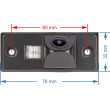 Achteruitrijcamera VW Touareg, Tiguan, Golf, Passat, Bora