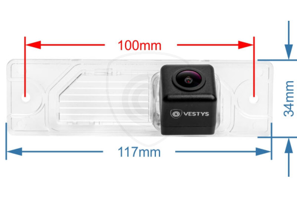 Achteruitrijcamera Renault Koleos 2008, 2009, 2010, 2011, 2012