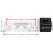 Achteruitrijcamera VW Golf, Jetta, Passat B5, B6 en andere