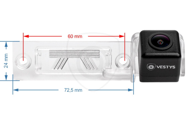 Achteruitrijcamera VW Golf, Jetta, Passat B5, B6 en andere
