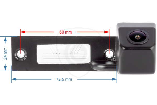 Achteruitrijcamera Škoda Superb 1 2001, 2002, 2003, 2004, 2005,  2006, 2007, 2008