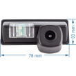 Achteruitrijcamera Suzuki SX4 Sedan 2007, 2008, 2009, 2010, 2011, 2012, 2013, 2014