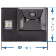 Achteruitrijcamera Toyota Land Cruiser J100, J120, J150 en J200
